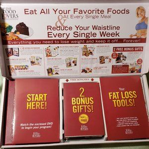 Food Lover Fat Loss System 21 Days Change Mind/Body Books CD DVD